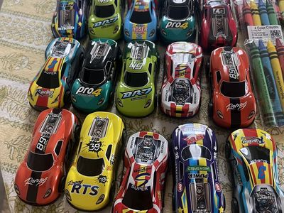 LOT Of CAR Themed birthday Party Favors