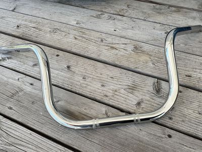 14" OEM Harley Davidson Ape Hanger Bars, fits Yamaha, Kawasaki & Honda