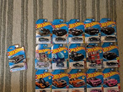Hot Wheels 2023 Mainline & Fast & Furious Assortment - 21 Carded Diecast Cars, New/Unopened