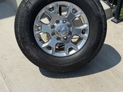Dodge Ram 3500 Rims and Tires 275/70R18 Michelin LTX AT2 Load E