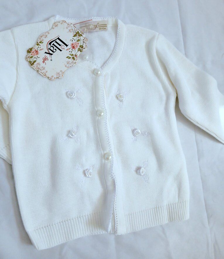 White Baby Sweater, Size 12-24 months