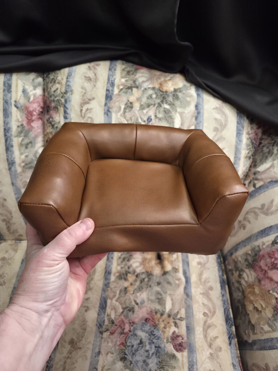 Dollhouse Leather Couch