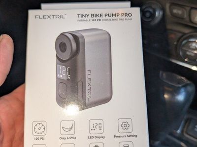 Tiny portable bike pump pro