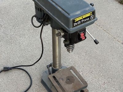 Central Machinery Benchtop Drill Press - Gray Used Shop Tool
