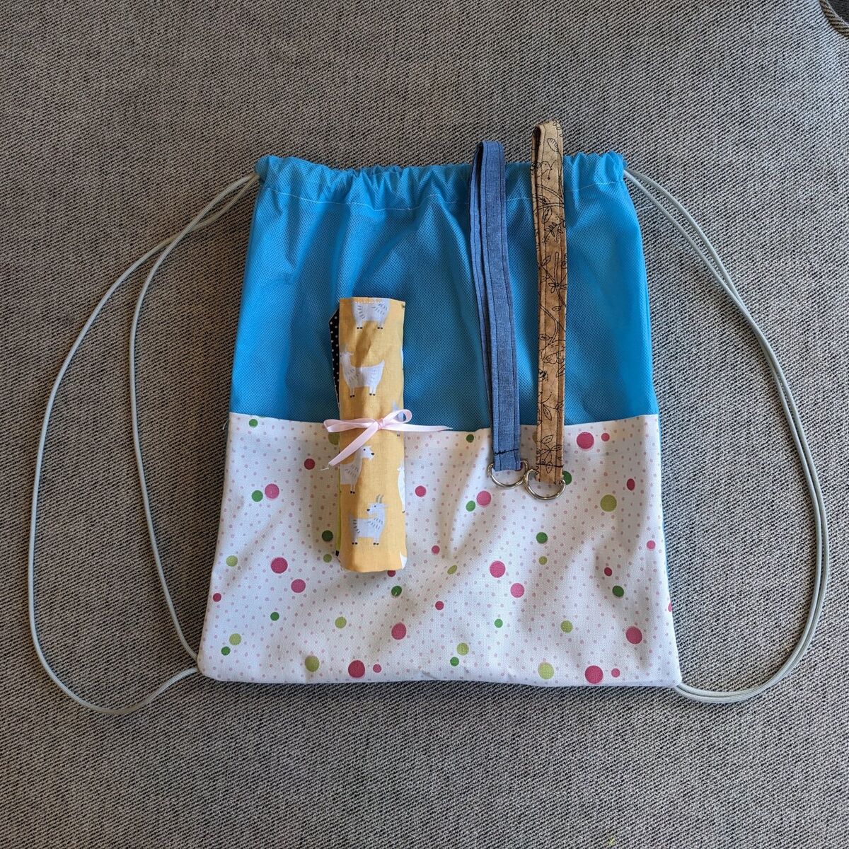 NEW Drawstring Backpack, Pencil Roll, and Lanyards