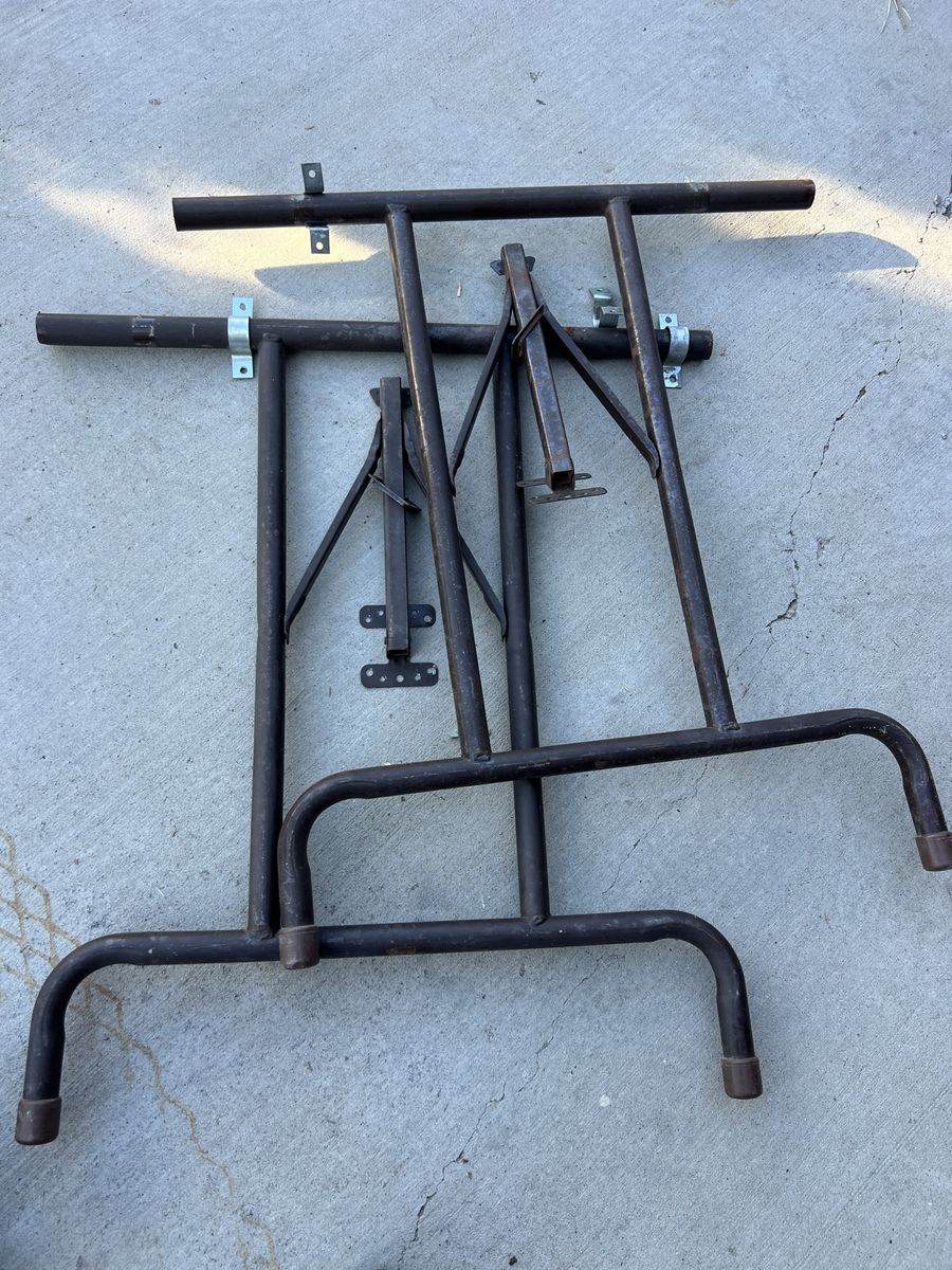 Used Metal Table Legs, Folding Design