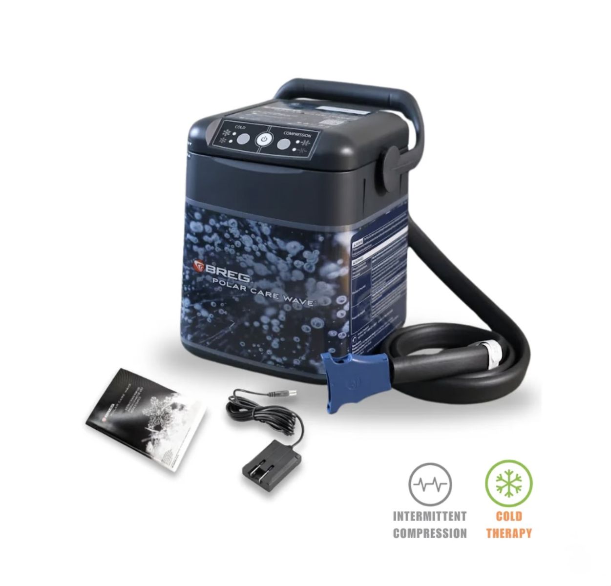 NEW IN BOX, Retail $285.00 Breg Polar Care Wave Cold Therapy and Compression System with Power Adapter