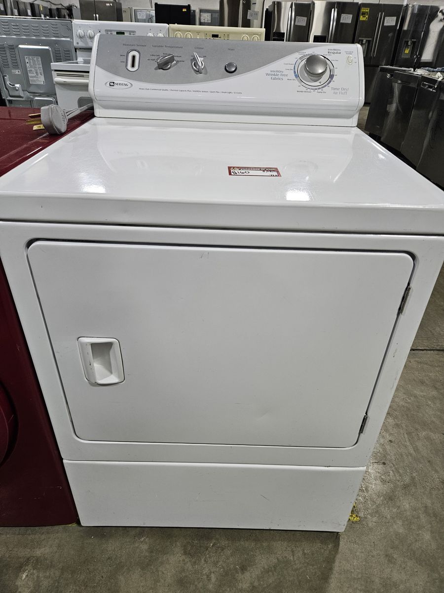 Maytag Electric Top-Load  Dryer White Used