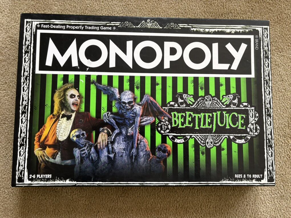 COMPLETE Monopoly: Beetlejuice Edition