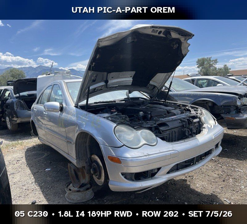 2005 Mercedes-Benz C230 W203 Parts - UTPAP Orem
