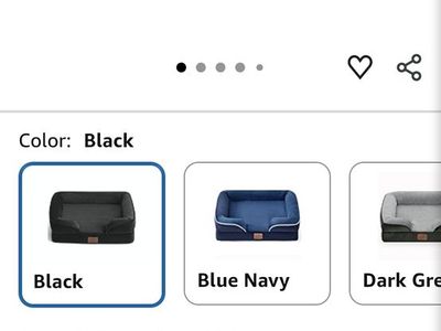 Black XXL Dog Bed