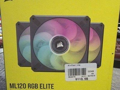 Corsair ML120 RGB case fans x8