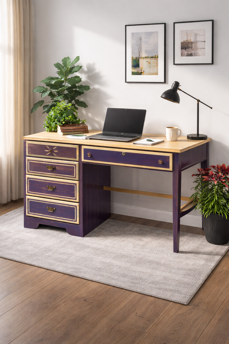 Refinished Writing Desk | Home Office Desk | Vintage Quality