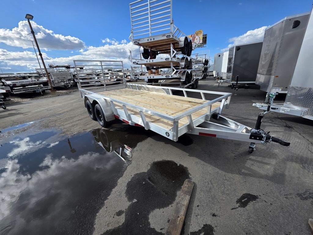 2026 Baughman Products 7X16 RG Angled Bar 7K Aluminum ATV Utility Trailer