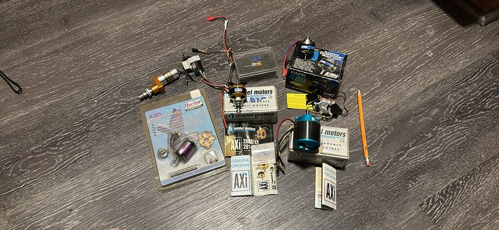 Brushless Motors– AXi, Hacker, Astro, E-Flite