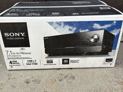 Sony STR-DN1010 7.1-Ch AV Receiver - Full HD, 3D, 4 HDMI Inputs, 770W Total. Brand New in Box