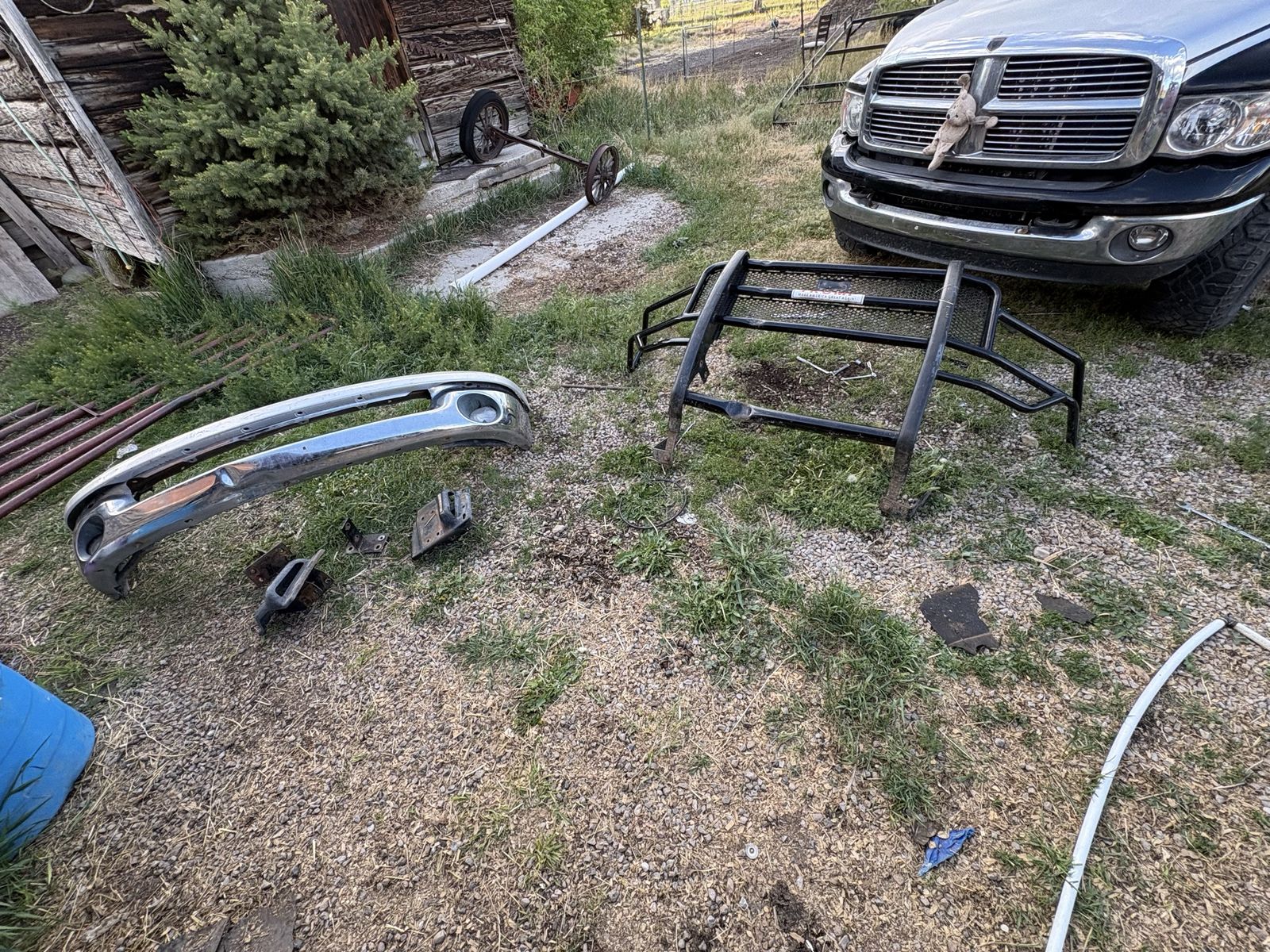 Stock 03-07 dodge truck front bumper