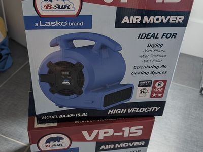 Flood / Water Damage Drying Package – 4 Air Movers + 2 Dehumidifiers