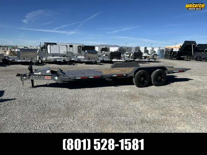 RawMaxx 7x22 G7X I-Beam Gravity Tilt Equipment Trailer