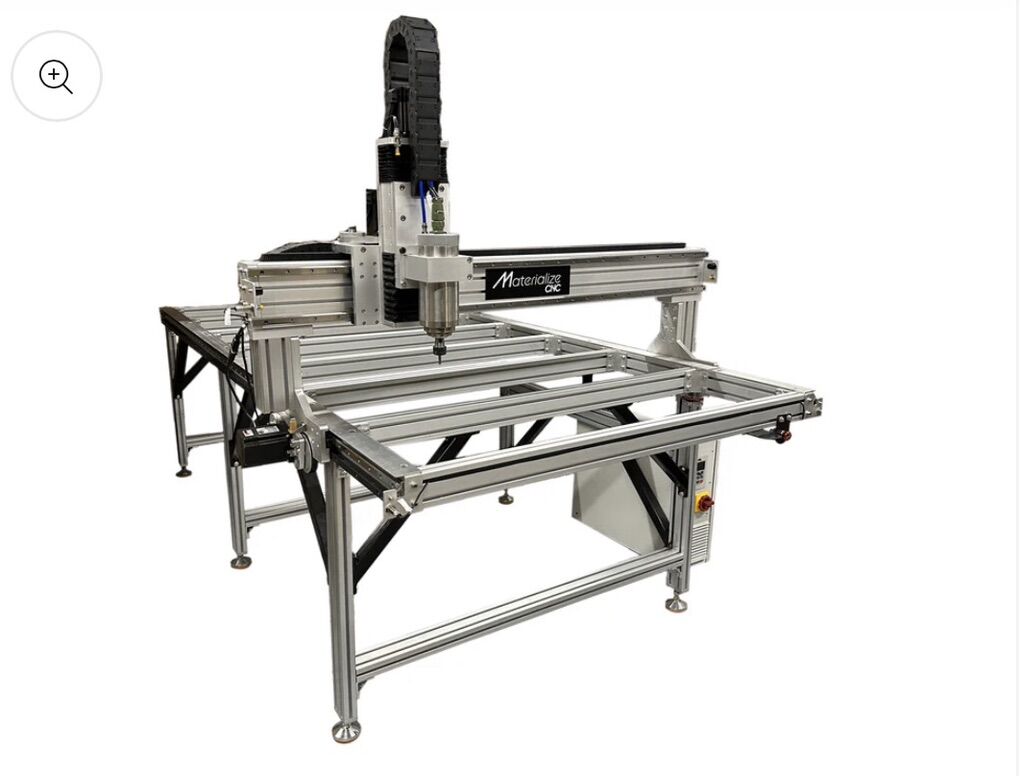 Materilized CNC Router, Aluminum Framed 4’x8’