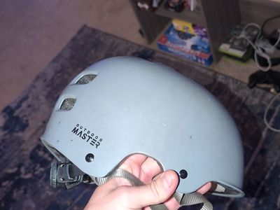 Outdoor Master XL Bike / Skate Helmet – Gray – Good Condition