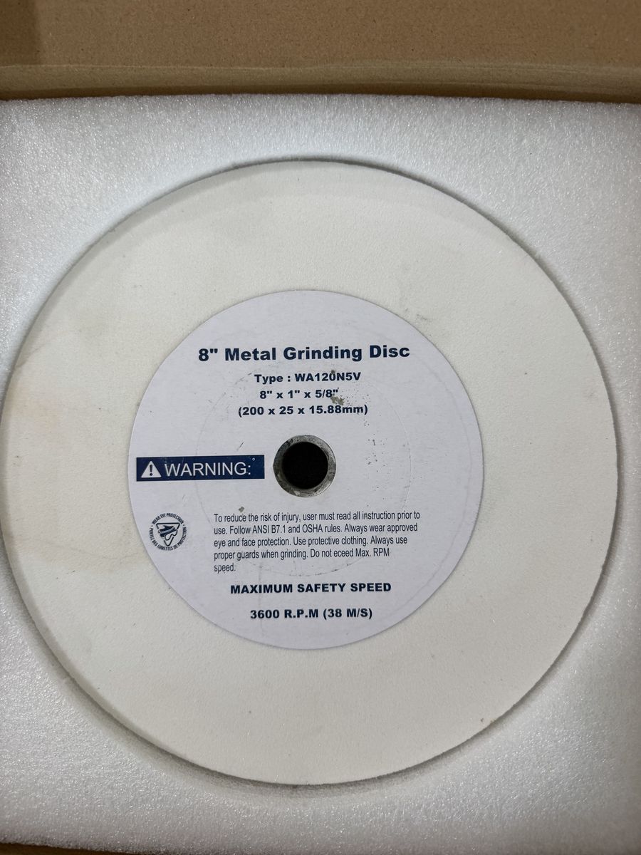 8" Metal Grinding Wheels