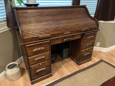 Vintage Roll Yop Desk