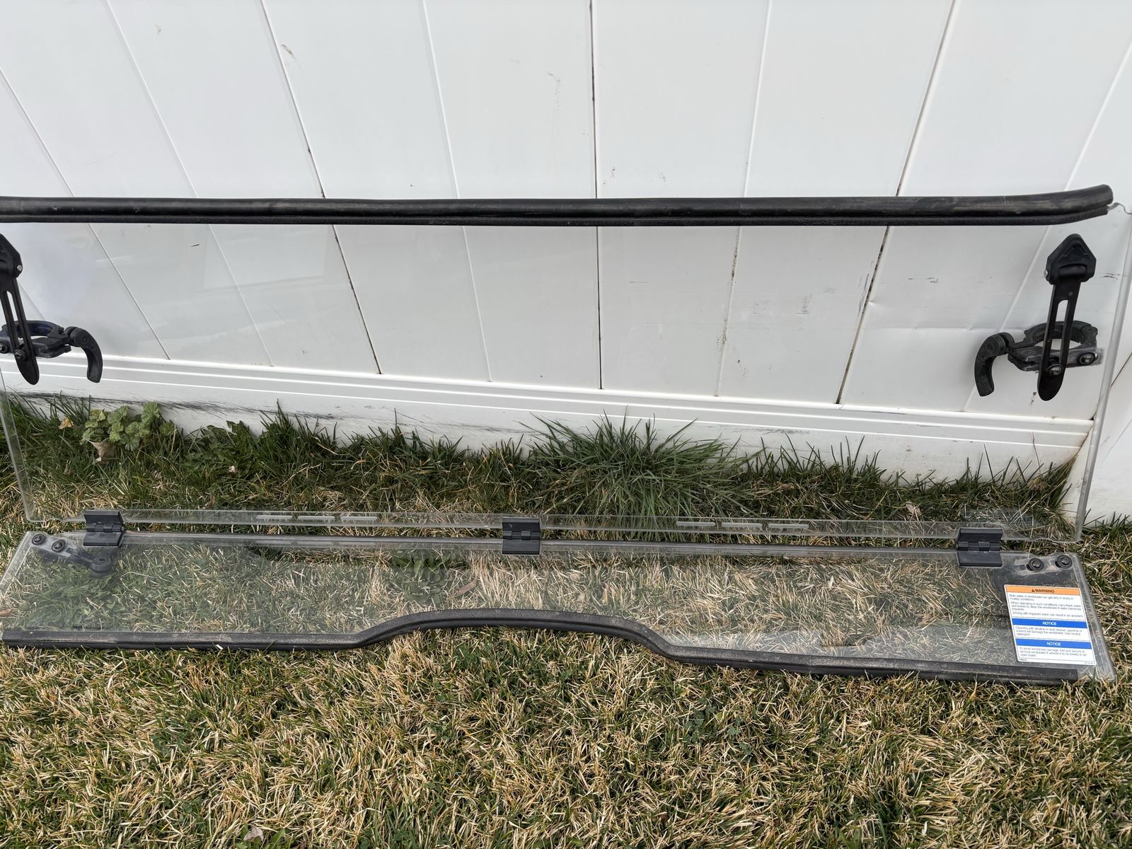 Yamaha RMax Fold Down Windshield