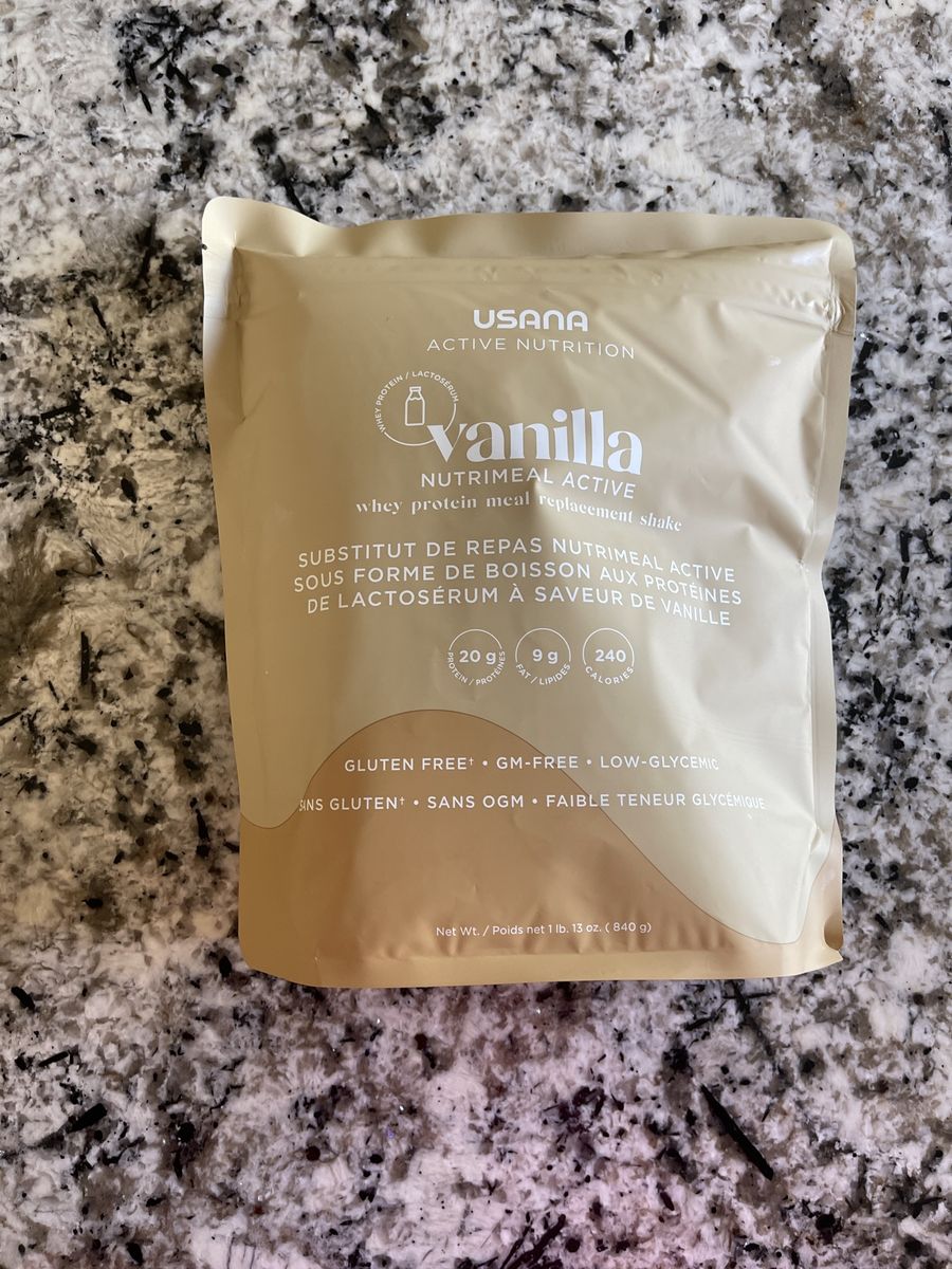 Usana Active Nutrition Nutrimeal Vanilla Active Whey Protein Meal Replacement Shake