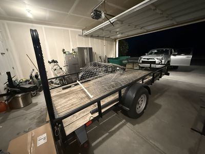Single Axle Channel Utility Trailer