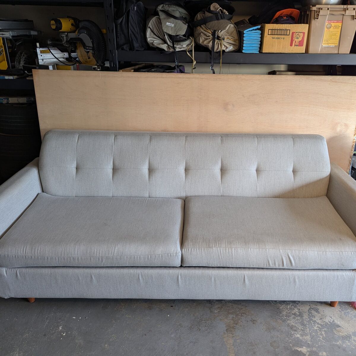 Joybird Hughes Sleeper Sofa - Gray