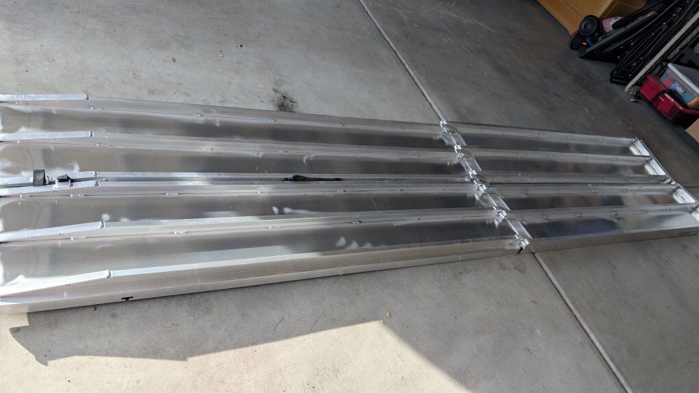 SilveSpring 12ft Aluminum Multi-Fold Ramp