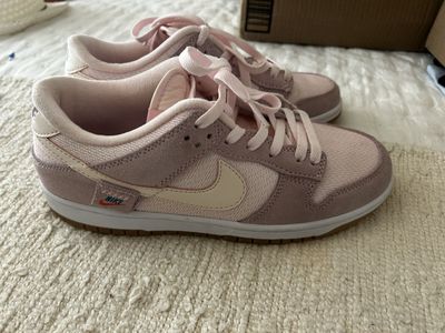 Nike Dunk Low GS Pink Teddy Bear Sneakers - womens Size 10