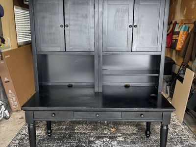 Desk Hutch - Black