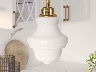 Annie Brass & Glass Pendant