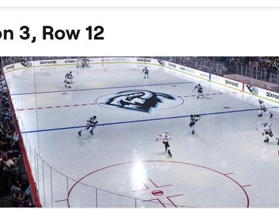 4/27 VGK vs Mammoth Game 4 lower bowl tickets -- Section 3, Row 12 ($450 each)