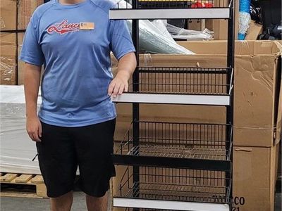 6 Tier Cart on Wheels - 70x22in