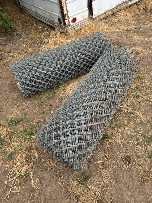 Merchants Metals 4-ft H x 50-ft W 11.5-Gauge Galvanized Steel Chain Link Fence Fabric