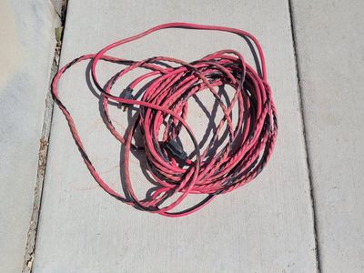 Heavy Duty Red & Black Electrical Extension Cord