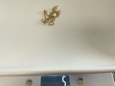 Gold chain 18kt (50cm)