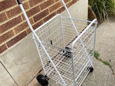Metal Rolling Utility Shopping Cart