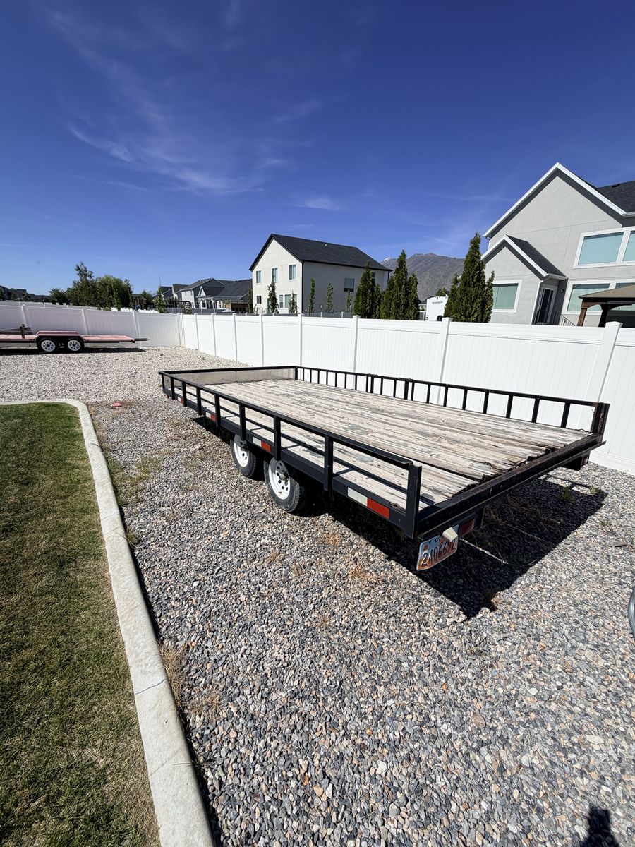 18ft flatbed UTV/ATV/Motorcycle trialer