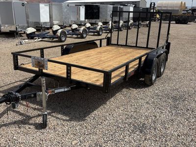 7x14 Echo EA-14-15T Utility Trailer - 7K GVWR - Tire Chocks