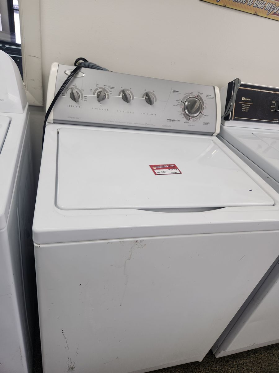 GREAT WHIRLPOOL TOPLOAD WASHER! W-WARRANTY