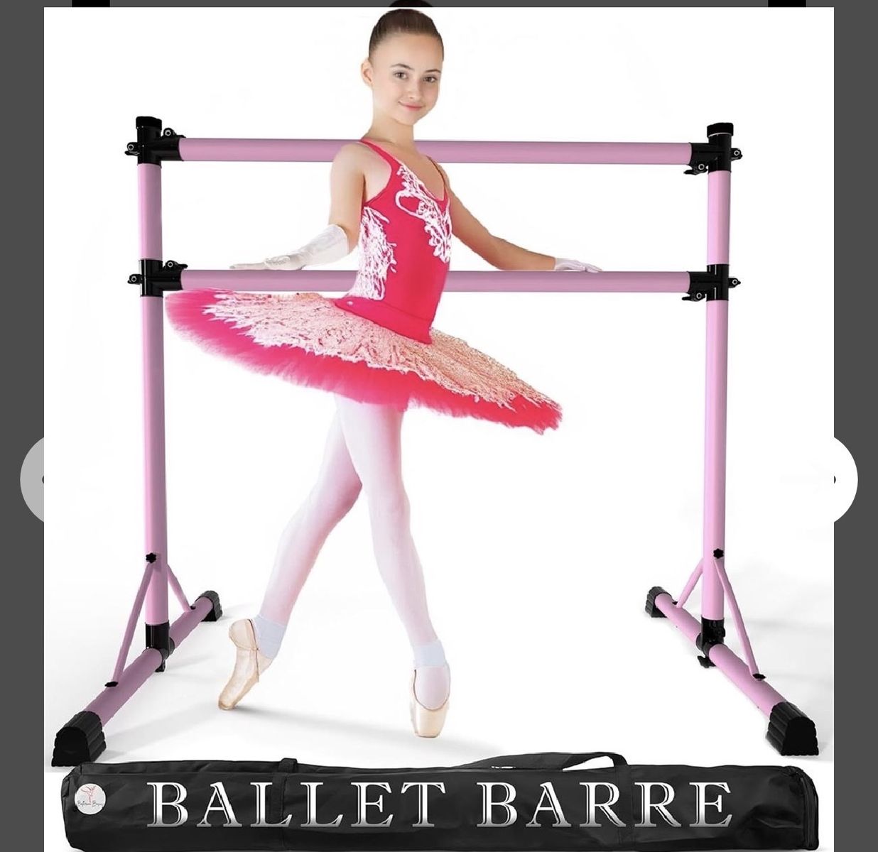 Portable Ballet Barre Bar Adjustable Dance Stretch Barre for Home Practice