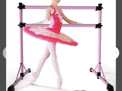 Portable Ballet Barre Bar Adjustable Dance Stretch Barre for Home Practice