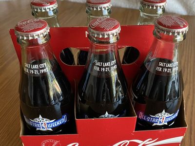 6 pack of Utah All Star Weekend February 1993 Coke