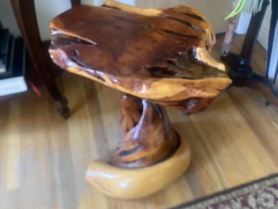 Live Edge Wood Accent/End Table