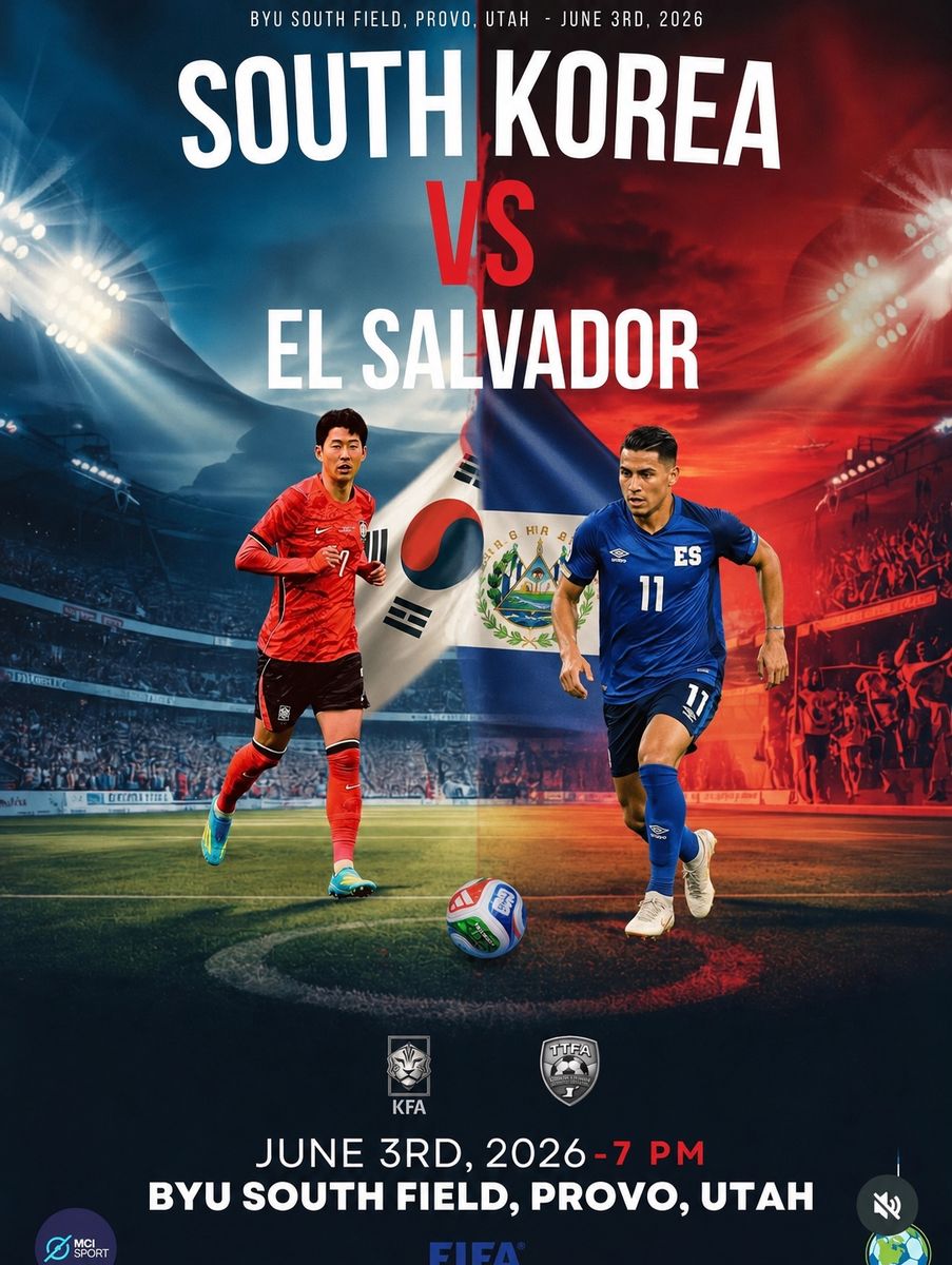 SOLD OUT: South Korea vs El Salvador Tickets - GA (June 3 - BYU)