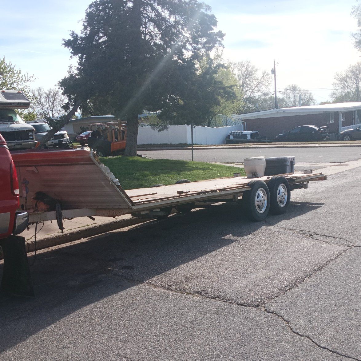 20' foot flatbed trailer project